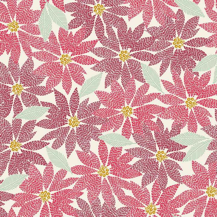 HOLIDAY STITCHES Fat Quarer Bundle by Maywood Studios