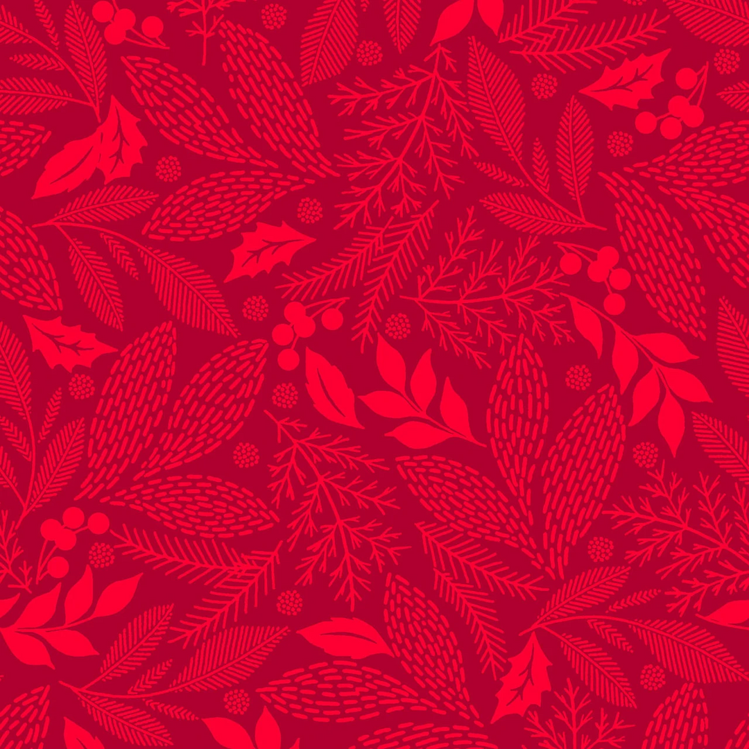 HOLIDAY STITCHES Fat Quarer Bundle by Maywood Studios