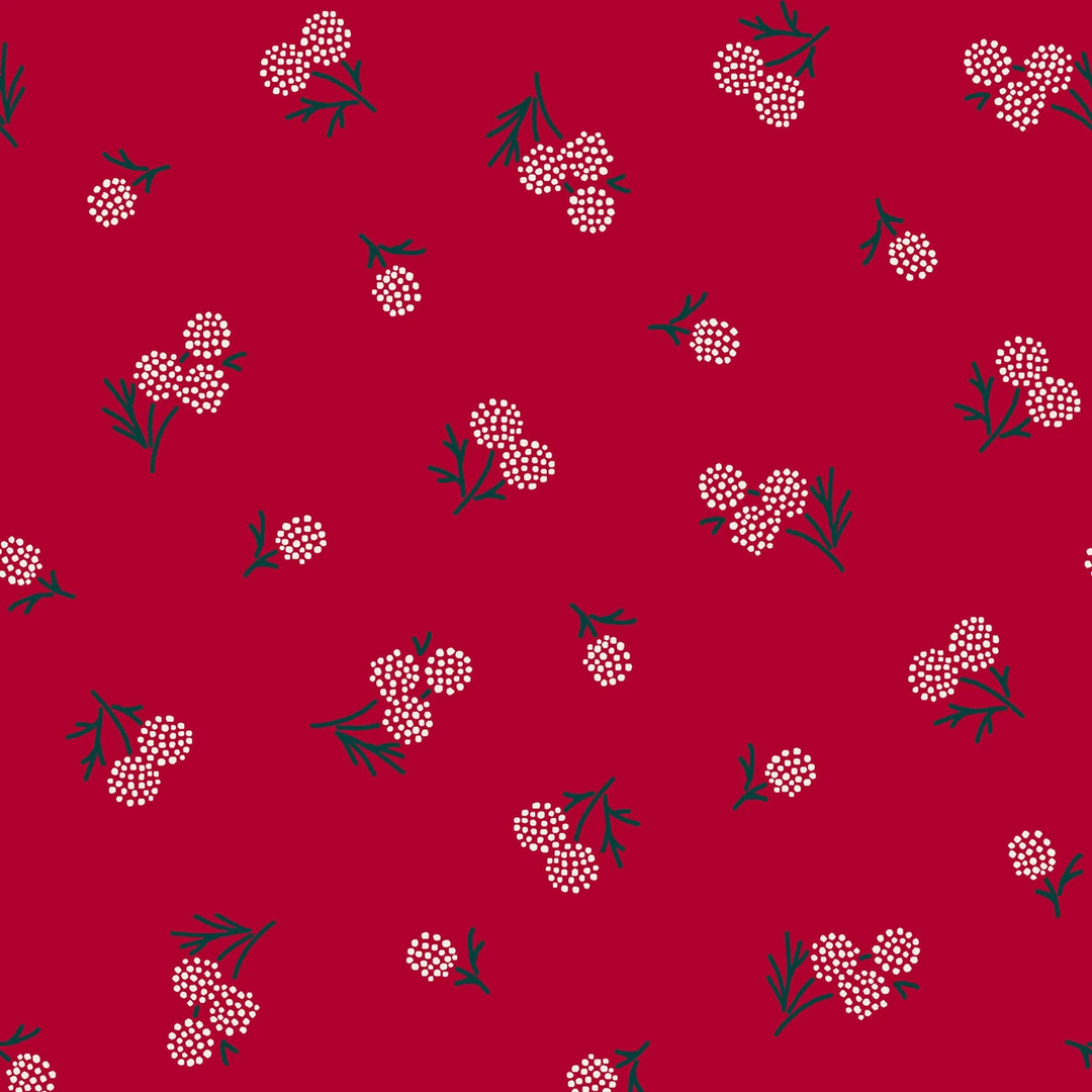 HOLIDAY STITCHES Fat Quarer Bundle by Maywood Studios