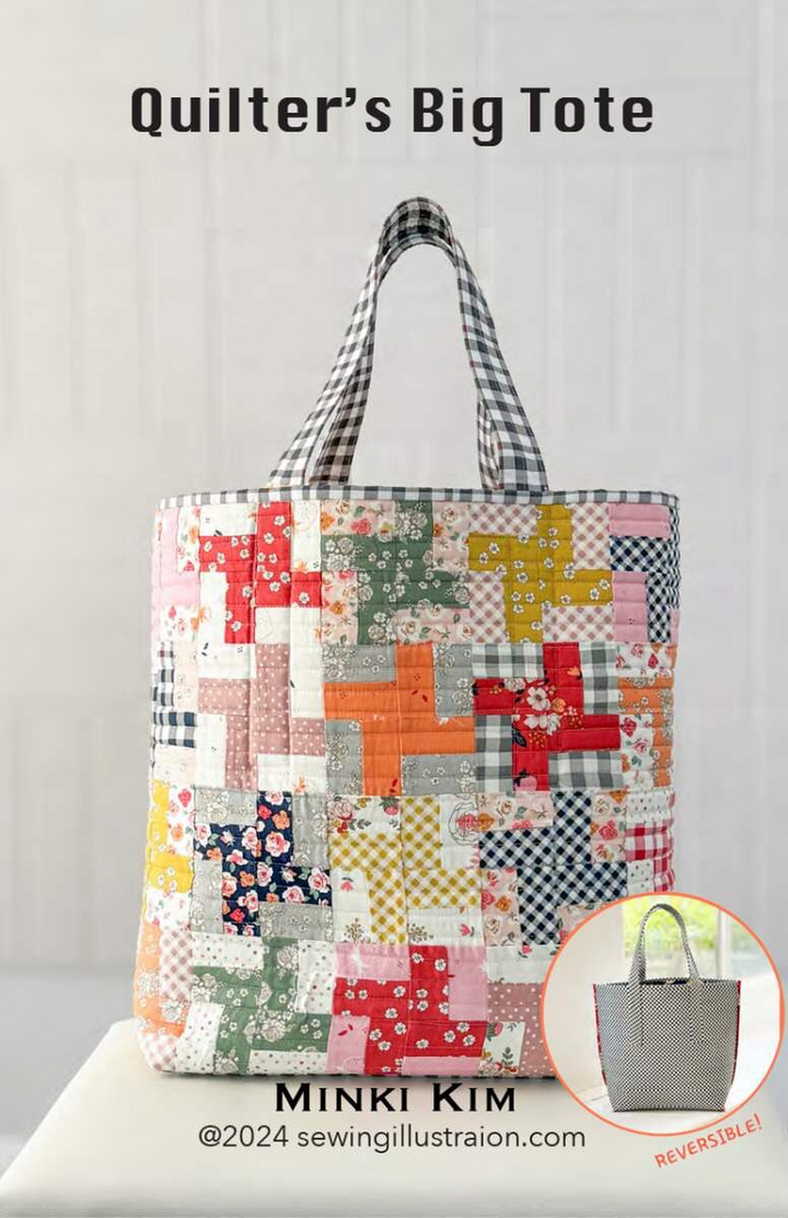 MINKI KIM Quilter's Big Tote Pattern