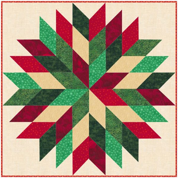 Christmas Blooms Star Quilt Along (Thursdays, Oct. 15, 22, & 29)