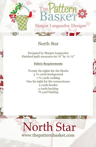 NORTH STAR Quilt Pattern by The Pattern Basket