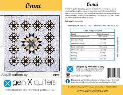 OMNI Quilt Pattern