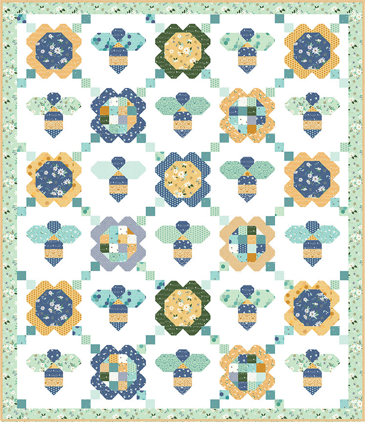 DAISY A DAY Quilt Pattern by BEVERLY MCcULLOUGH