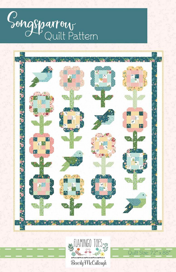 SONGSPARROW Quilt Pattern by Flamingo Toes