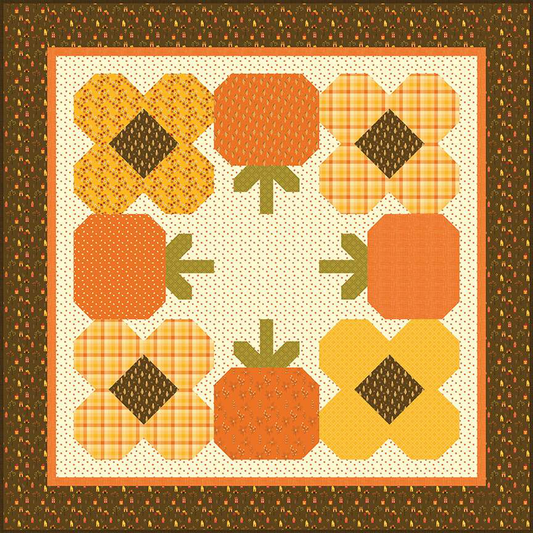 PUMPKIN PARADE Table Runner & Quilt Patterns