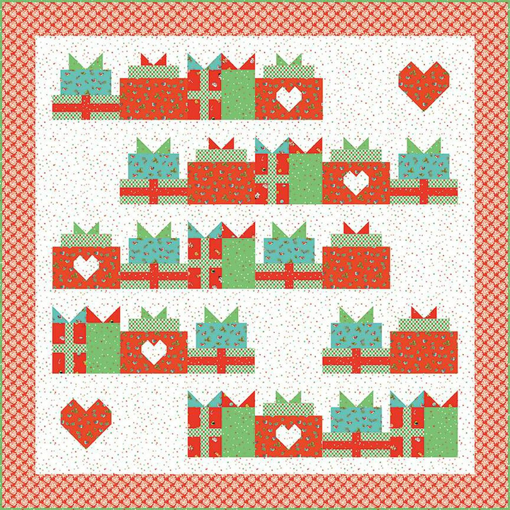 CRISTMAS GIFTS FROM THE HEART Quilt Kit