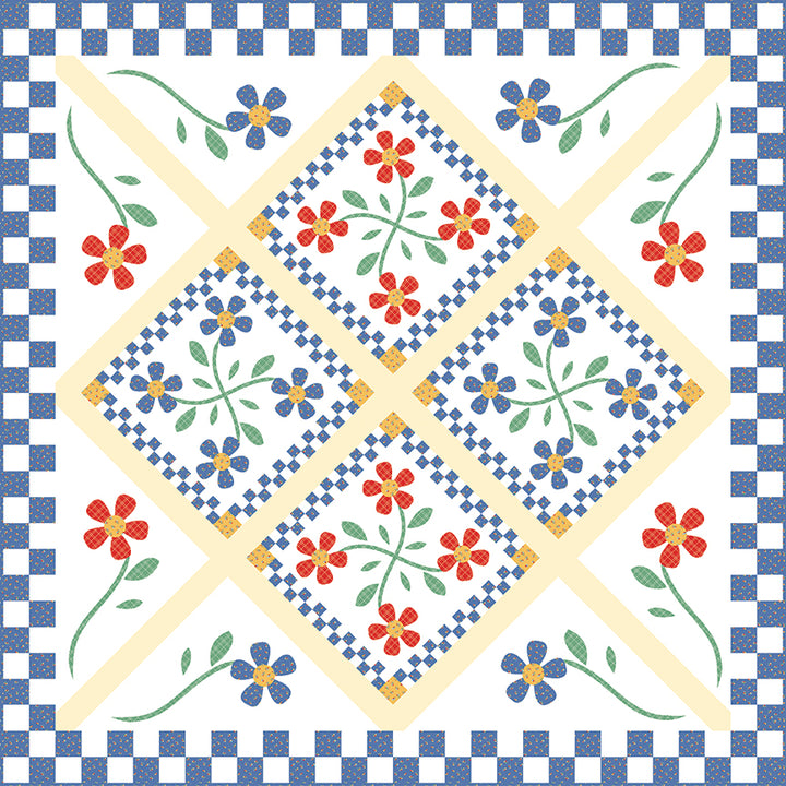 KITCHEN CRISP Quilt Kit by American Jane