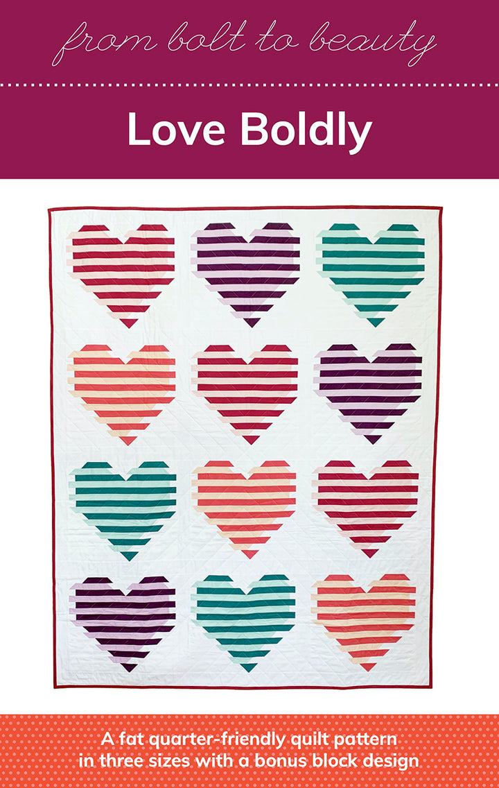 LOVE BOLDLY Quilt Kit featuring Letters From Home