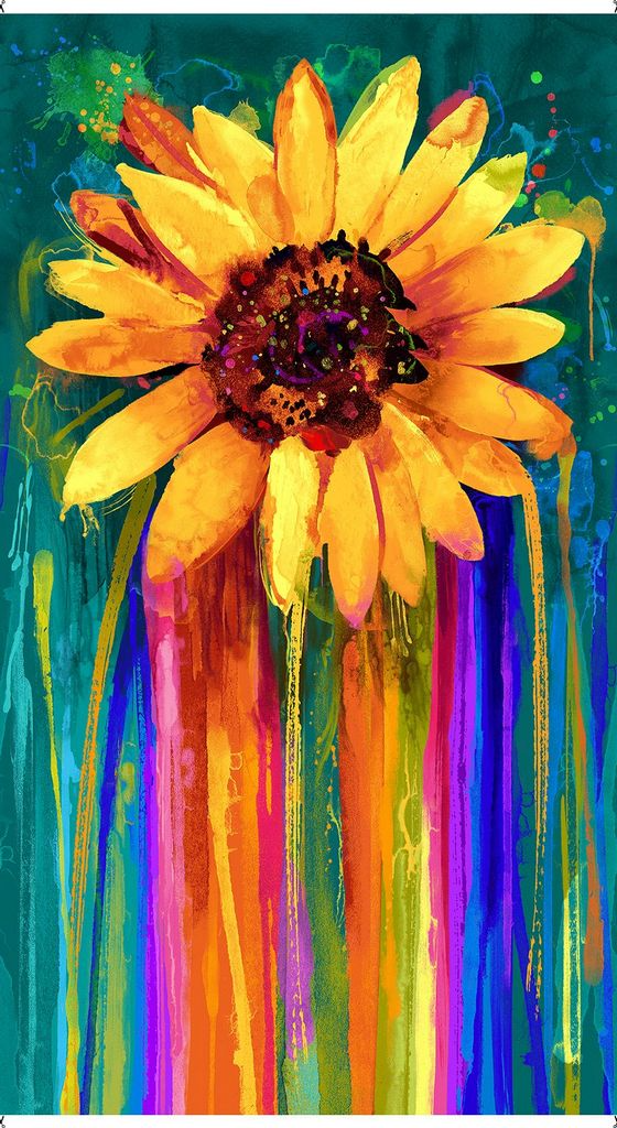 Sunflower Thread Painting KIT