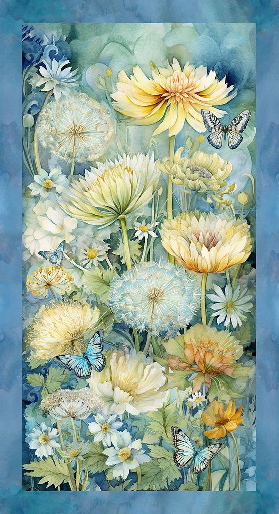 DIAMOND SQUARE Panel Wallhanging Quilt Kit feat. Forest Whisper