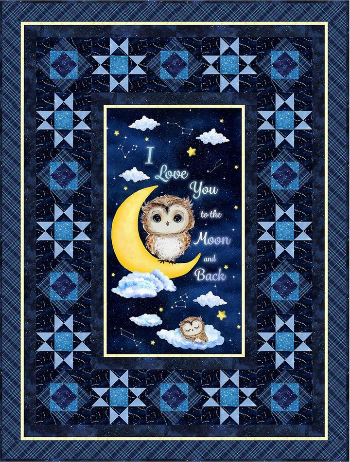 Owl Always Love You STARRY EYED Quilt Kit by Timeless Treasures