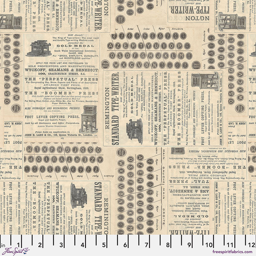 Eclectic Elements Palette: NEUTRAL Half-Yard Bundle by Tim Holtz