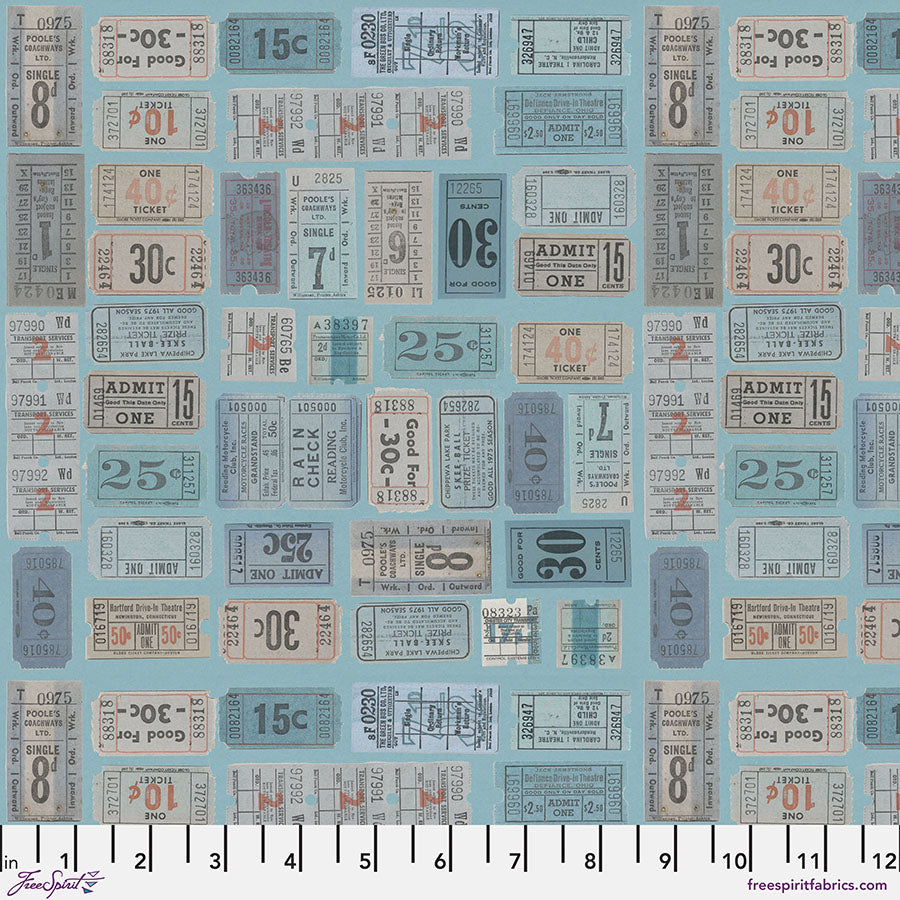 Eclectic Elements Palette: BLUE Half-Yard Bundle by Tim Holtz