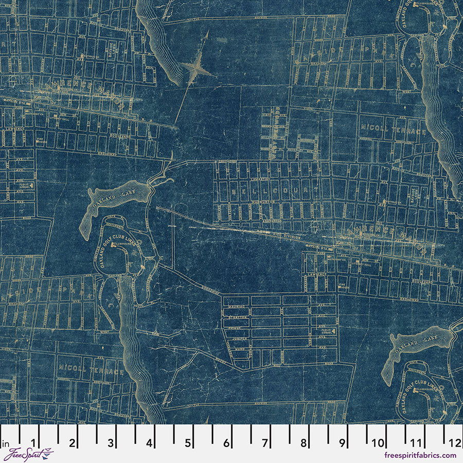 Eclectic Elements Palette: BLUE Half-Yard Bundle by Tim Holtz