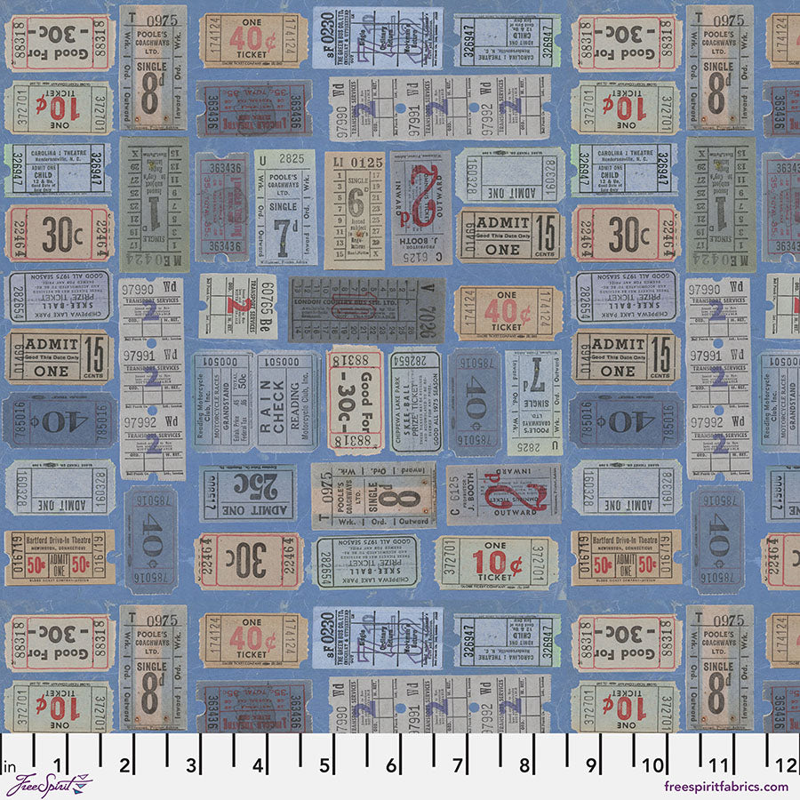 Eclectic Elements Palette: INDIGO Fat Quarter Bundle by Tim Holtz