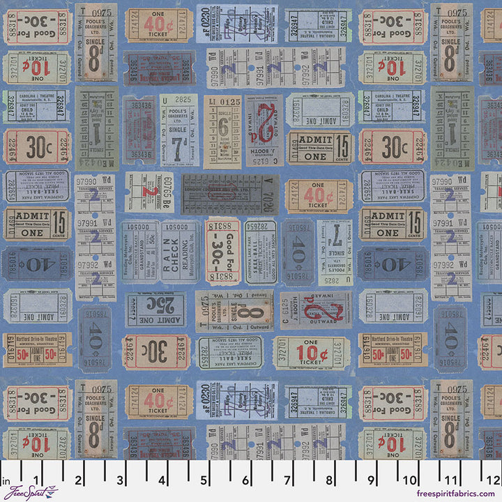 Eclectic Elements Palette: INDIGO Fat Quarter Bundle by Tim Holtz