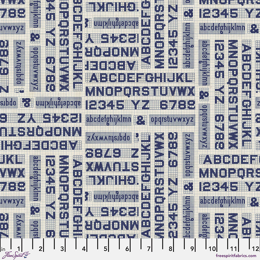 Eclectic Elements Palette: INDIGO Half-Yard Bundle by Tim Holtz
