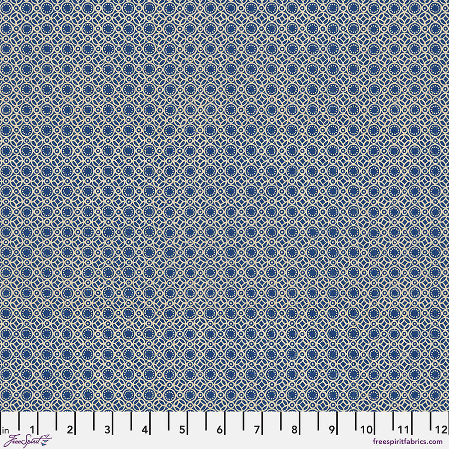 Eclectic Elements Palette: INDIGO Fat Quarter Bundle by Tim Holtz