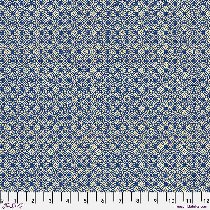 Eclectic Elements Palette: INDIGO Fat Quarter Bundle by Tim Holtz