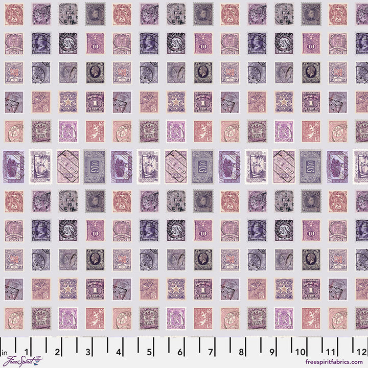 Eclectic Elements Palette: PURPLE Fat Quarter Bundle by Tim Holtz