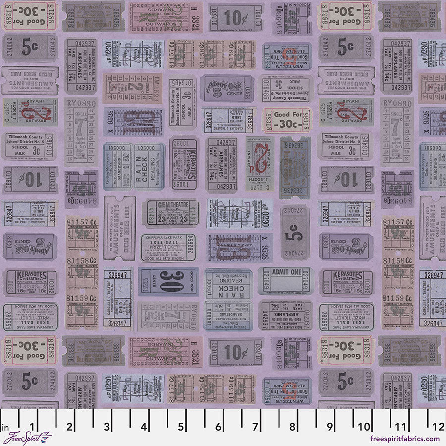 Eclectic Elements Palette: PURPLE Fat Quarter Bundle by Tim Holtz
