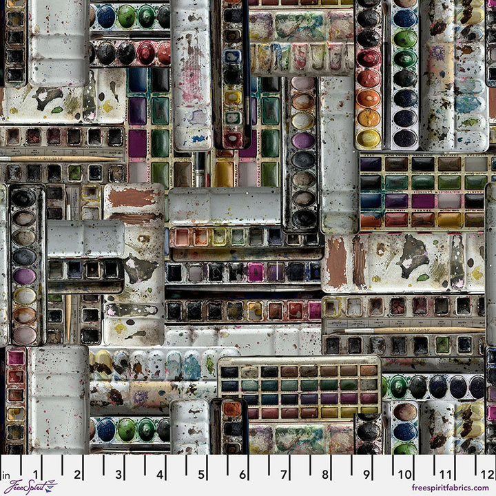 Eclectic Elements Palette: MULTI Fat Quarter Bundle by Tim Holtz