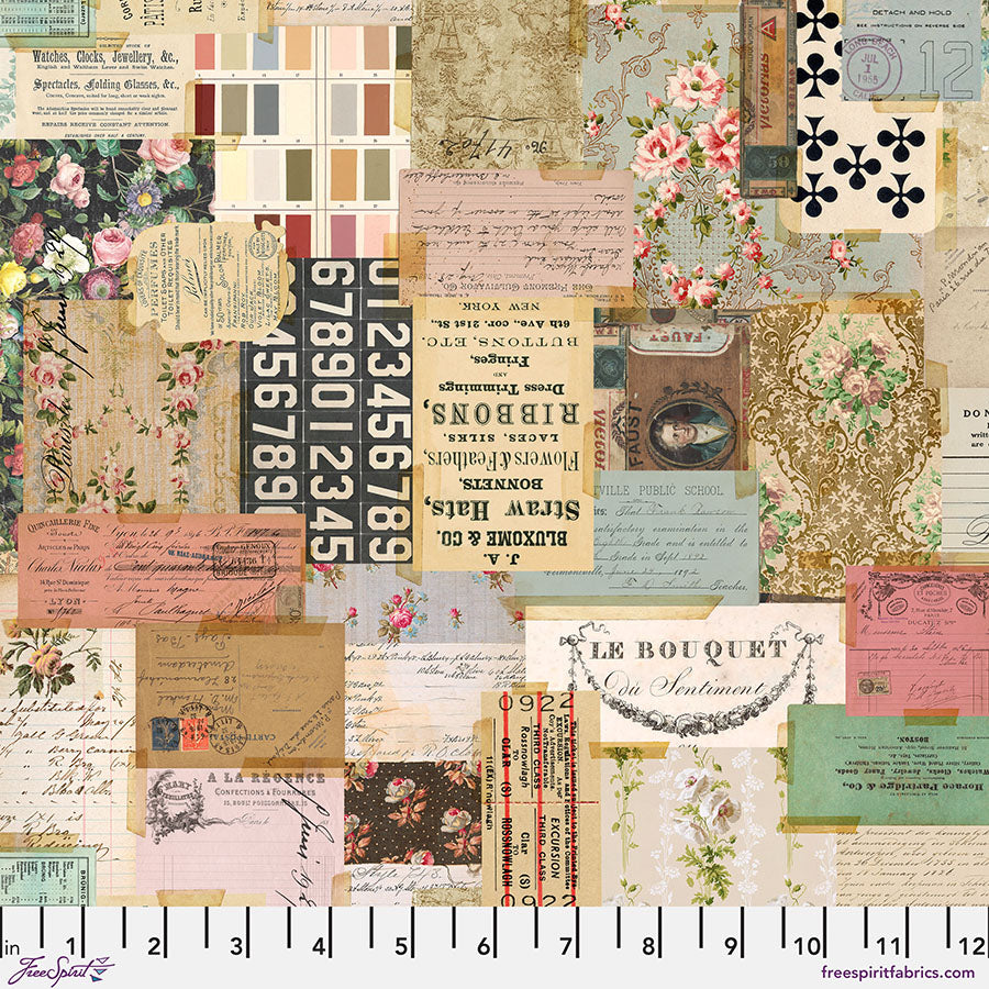 Eclectic Elements Palette: MULTI Fat Quarter Bundle by Tim Holtz