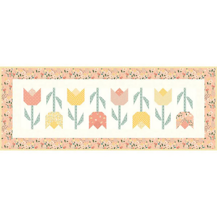 TULIP FESTIVAL Table Runner Quilt Kit by Sandy Gervais