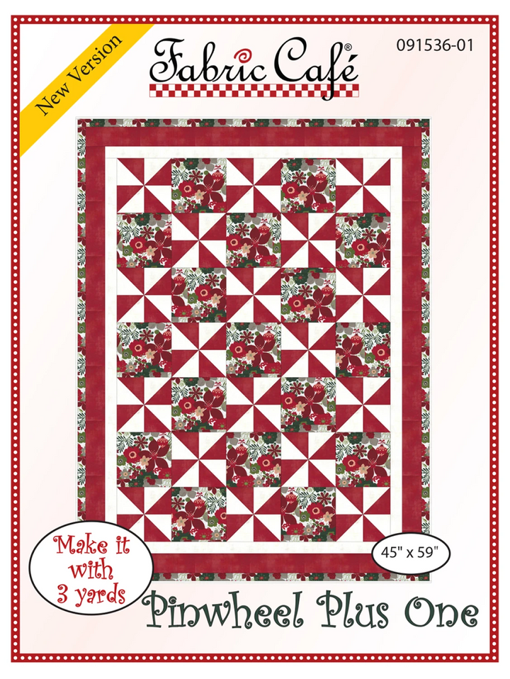 PINWHEEL PLUS ONE Quilt Pattern