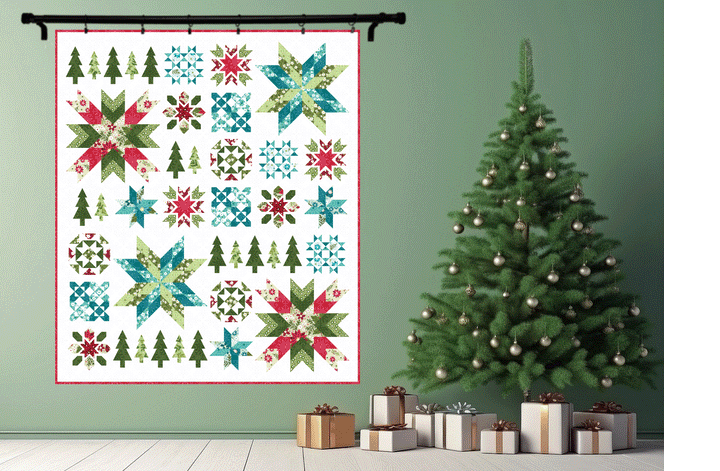 YULETIDE SAMPLER II BOM Quilt Kit