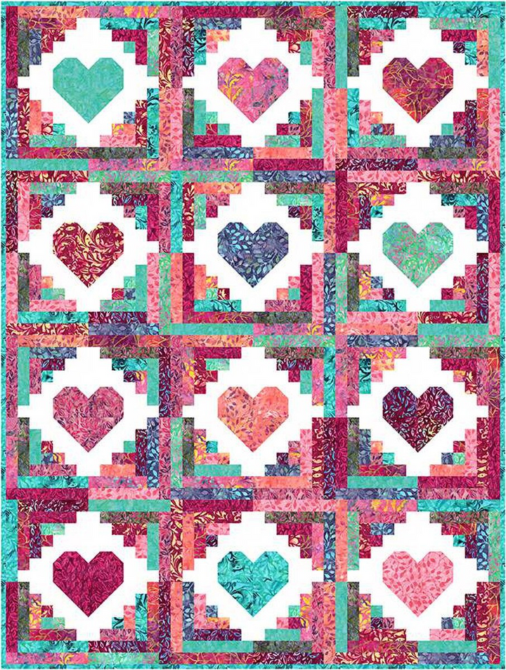 QUILTY CABINS Quilt Pattern by Busy Hands Quilts