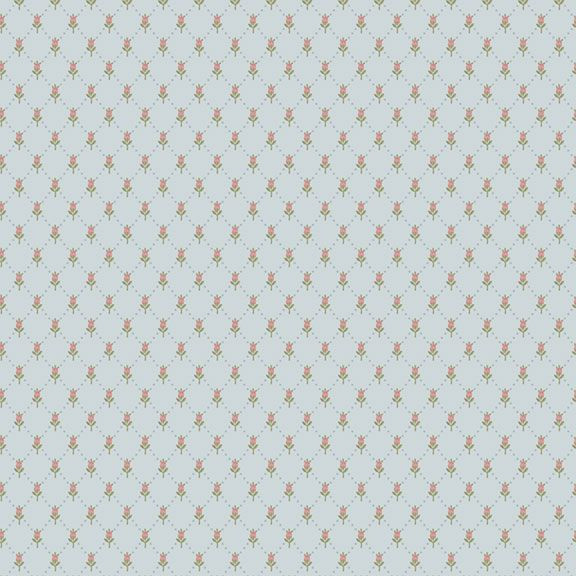 Just Rosy: MINI BUDS PLAID Fabric (1/2 yd)