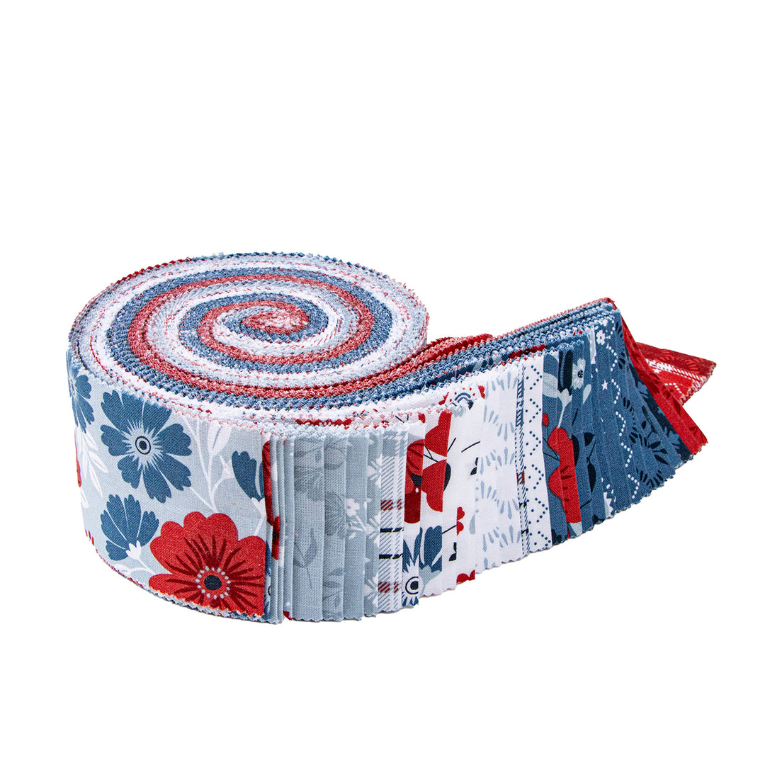 AMERICAN BEAUTY 2.5-Inch Rolie Polie Precuts by DANI MOGSTAD