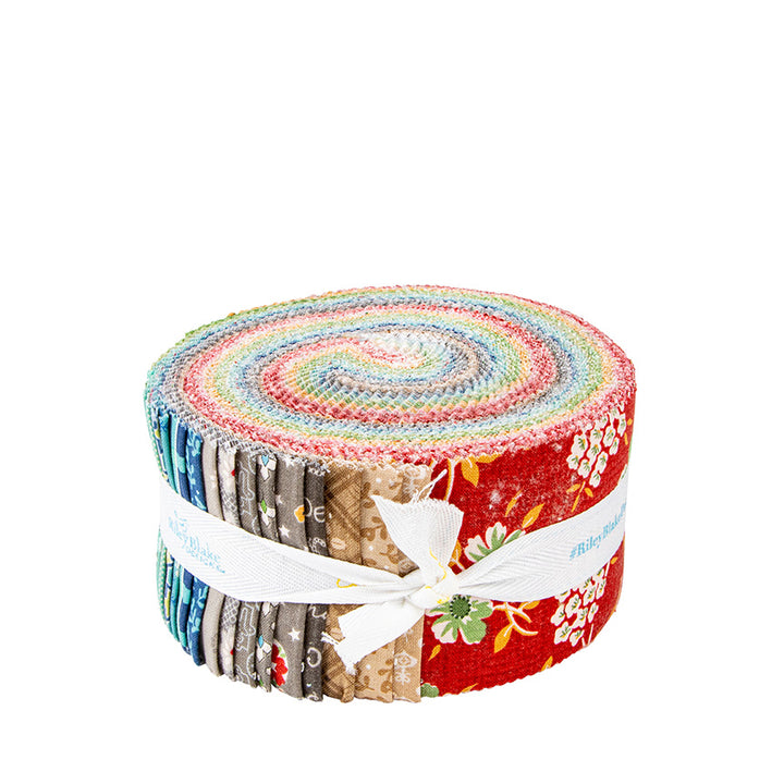 HOME TOWN HOLIDAY 2.5-Inch Rolie Polie Strip Precuts by Lori Holt