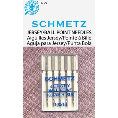 Schmetz Jersey/Ball Point Machine Needles - Size 100-16