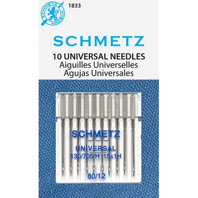 Schmetz Universal 10-pk sz 80/12