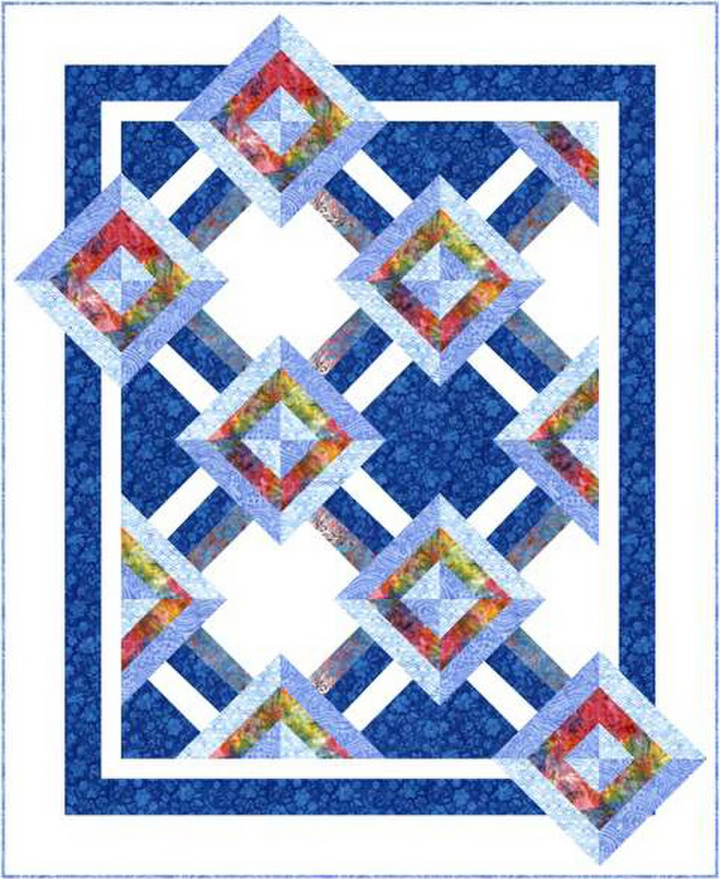 SEA SALT Quilt Kit by Tamarinis