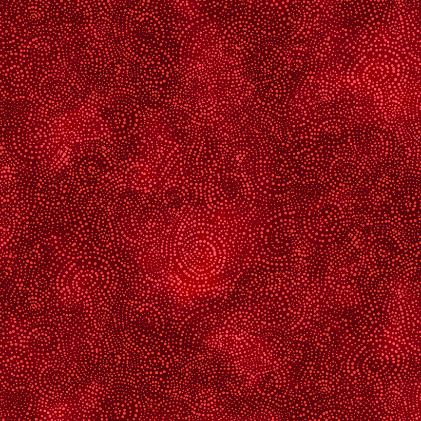 SOLSTICE Flannel DEEP RED Serene Swirls 108-Inch Wide Backing Fabric (1 yd)