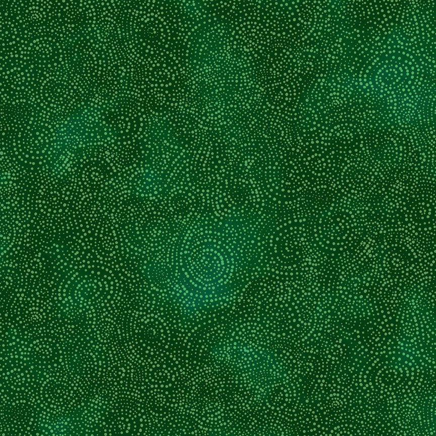 SOLSTICE Flannel GREEN Serene Swirls 108-Inch Wide Backing Fabric (1 yd)