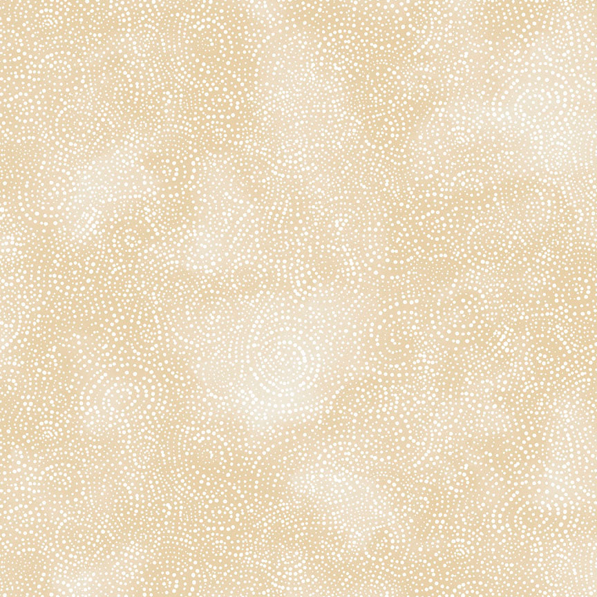 SOLSTICE Flannel EGGSHELL Serene Swirls 108-Inch Wide Backing Fabric (1 yd)