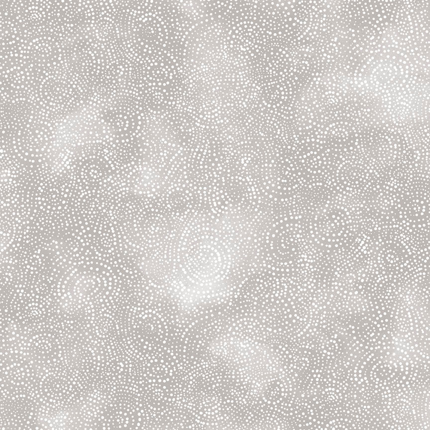 SOLSTICE Flannel LIGHT SILVER Serene Swirls 108-Inch Wide Backing Fabric (1 yd)