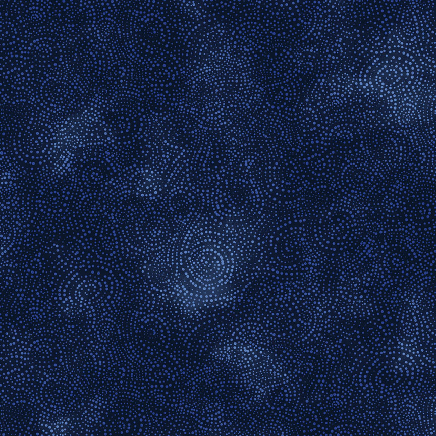 SOLSTICE Flannel NAVY Serene Swirls 108-Inch Wide Backing Fabric (1 yd)