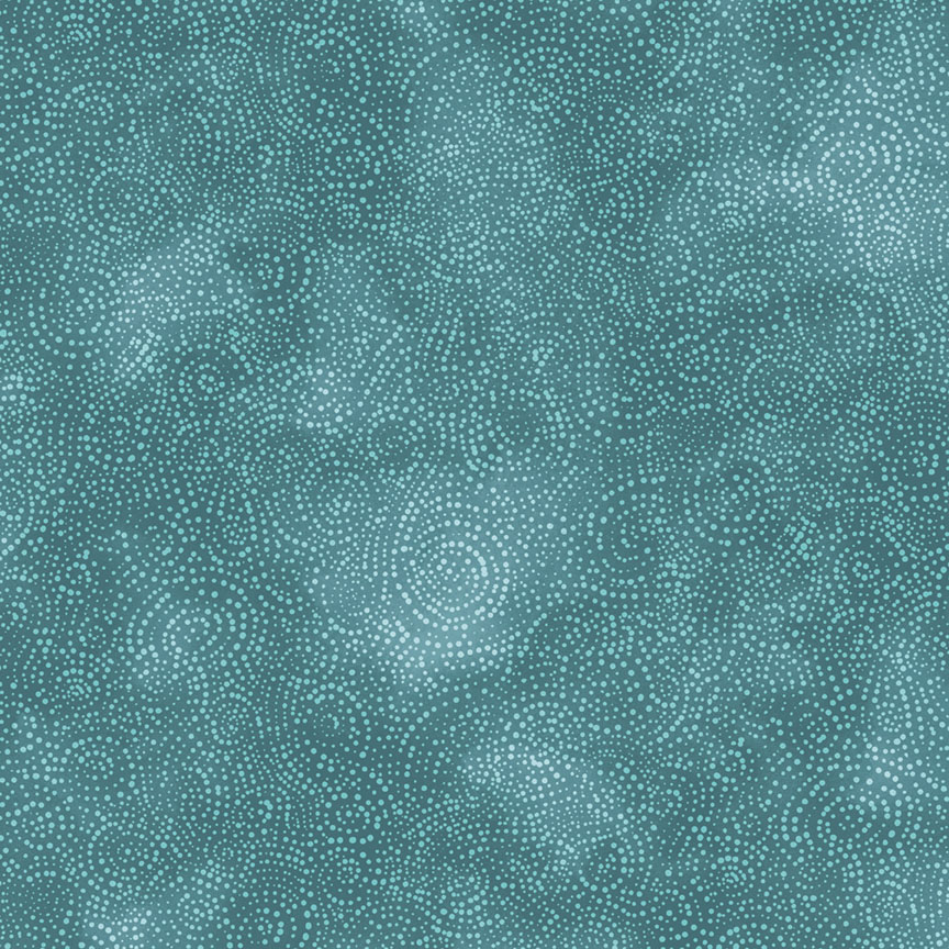 SOLSTICE Flannel TEAL Serene Swirls 108-Inch Wide Backing Fabric (1 yd)