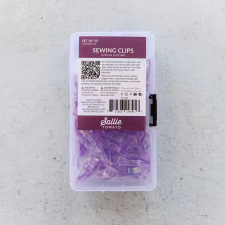 Sallie Tomato PURPLE SEWING CLIPS - 50 Pk.