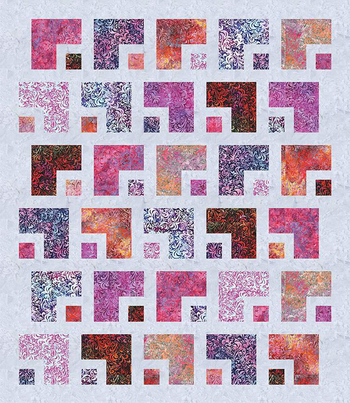 SQUARE PARADE Quilt Pattern by Sew Brainy Designs