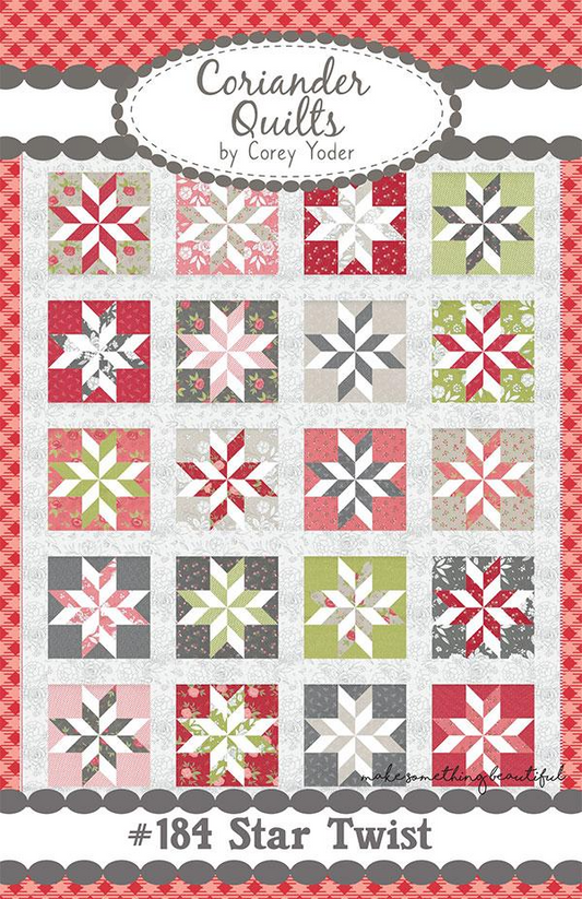 STAR TWIST Quilt Pattern by CORIANDER QUILTS
