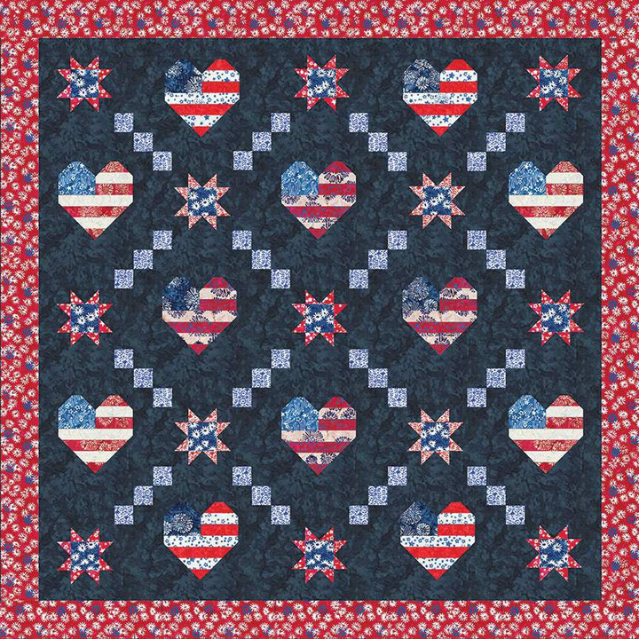 SWEET FREEDOM Quilt Pattern by Beverly McCullough