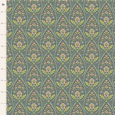 SANCTUARY: GREEN & GREY 5pc. Fat Quarter Bundle Precuts by Tilda