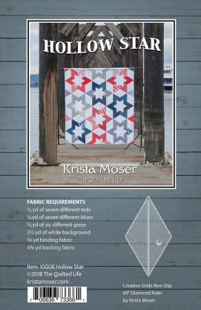 HOLLOW STAR Quilt Pattern by Krista Moser